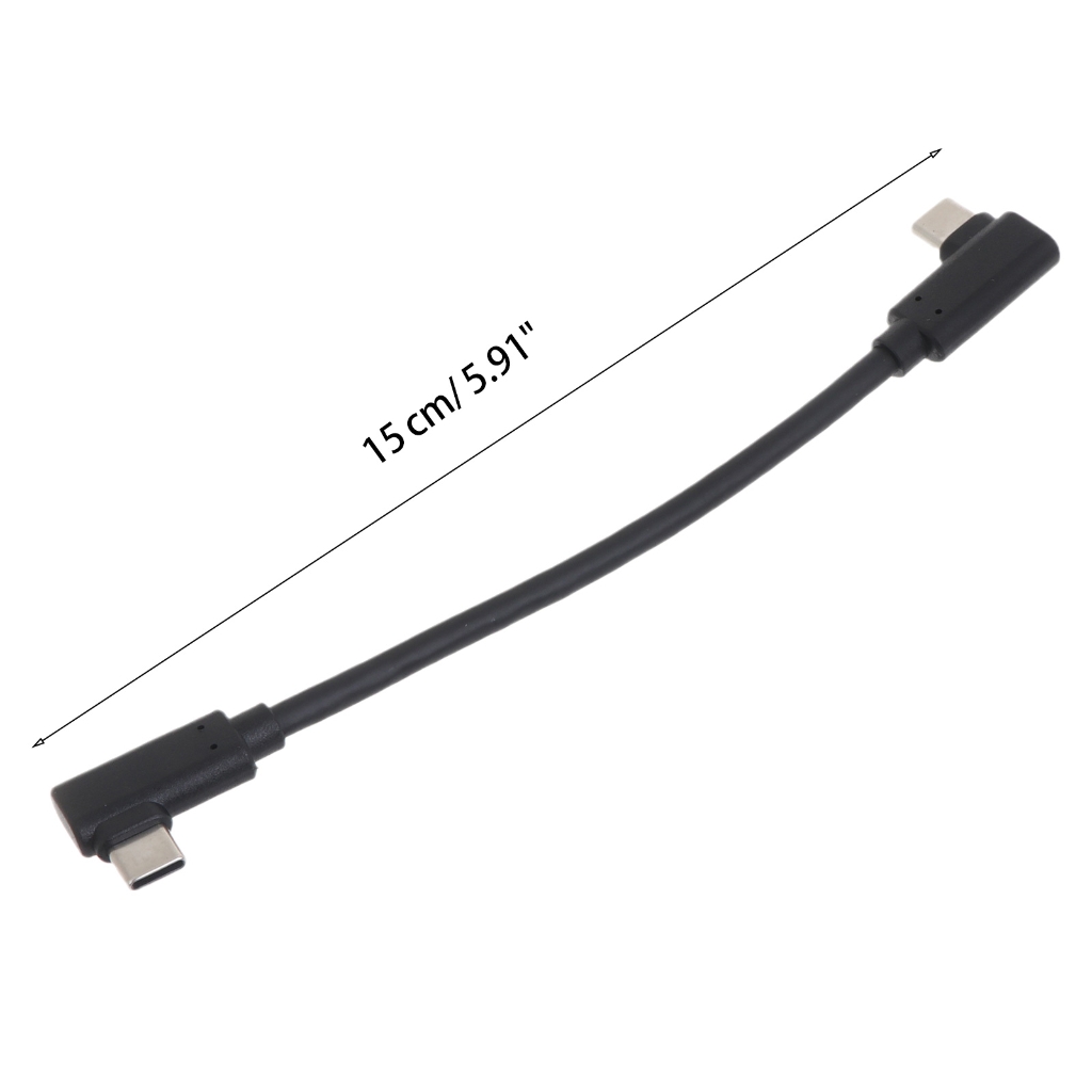 90 Degrees Type C Data Cable 60W Fast Charging Cable Efficient Cable 10Gdps Data Line for Cellphone Tablet Charge Cable
