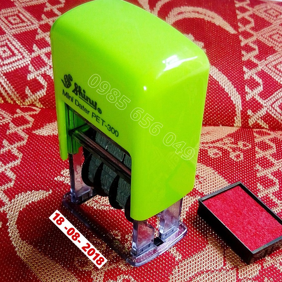 Con dấu ngày tháng năm pet300