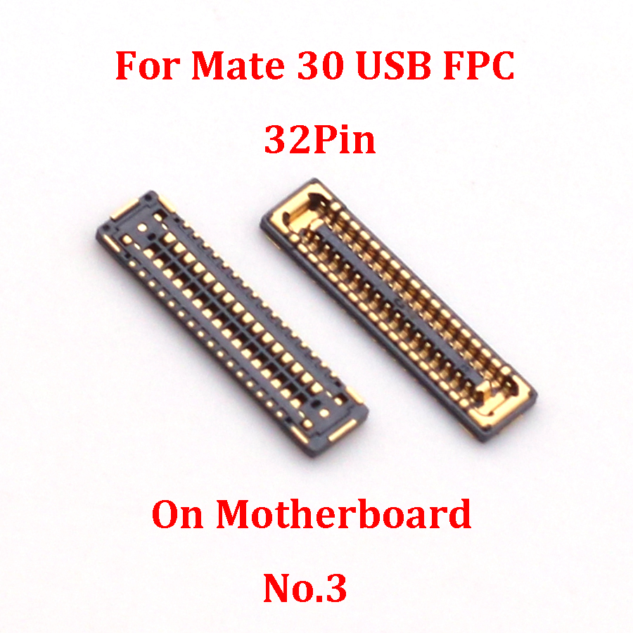 【EcoDealsq】2pcs 50 40 32 Pin LCD Display Screen Flex FPC Connector On ...