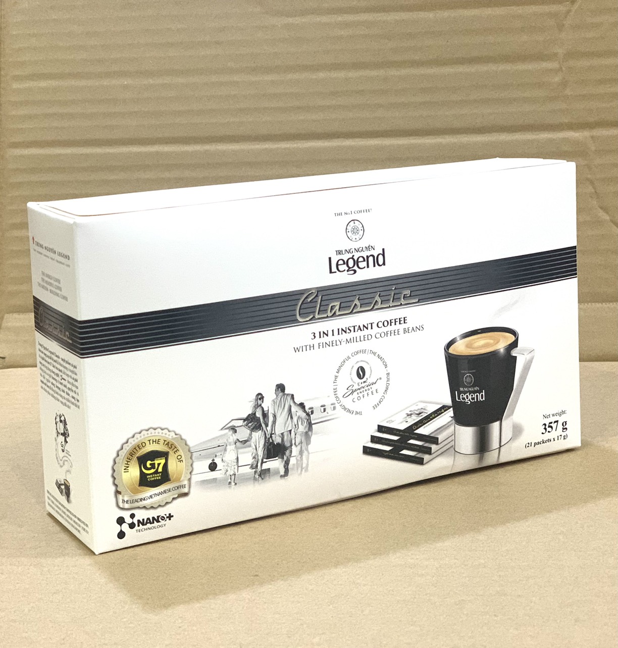 Cà phê trung nguyên legend classic - hộp 21 gói - cà phê sữa 3in1