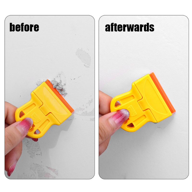 1/2Pcs Multifunction Scraper with Blade Glue Removal Cleaning Shovel Window Tile Scraper Cleaner Tool