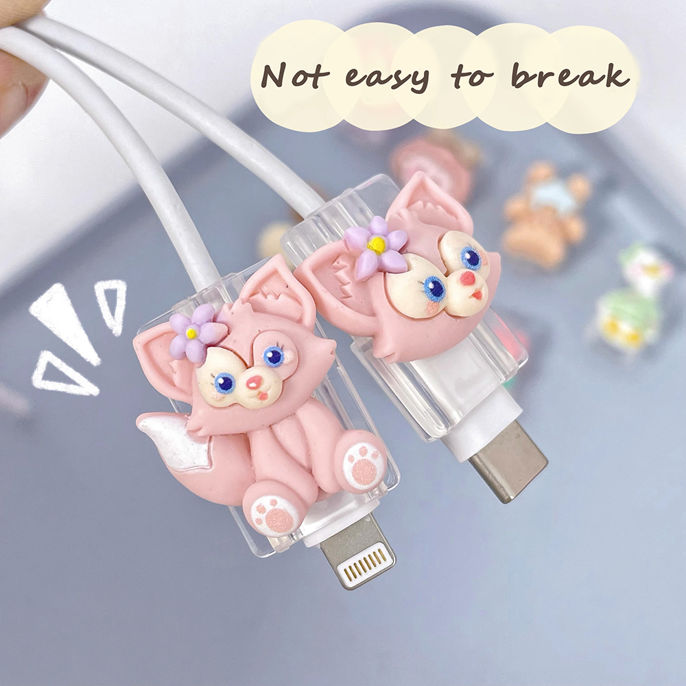 Charger Cover Protector Cord Protector For Charger for iPhone 18/20W Cable Winder Clip Data Cable Holder Ties Charging Data Protector Usb Charger Cord Management Cable Organizer