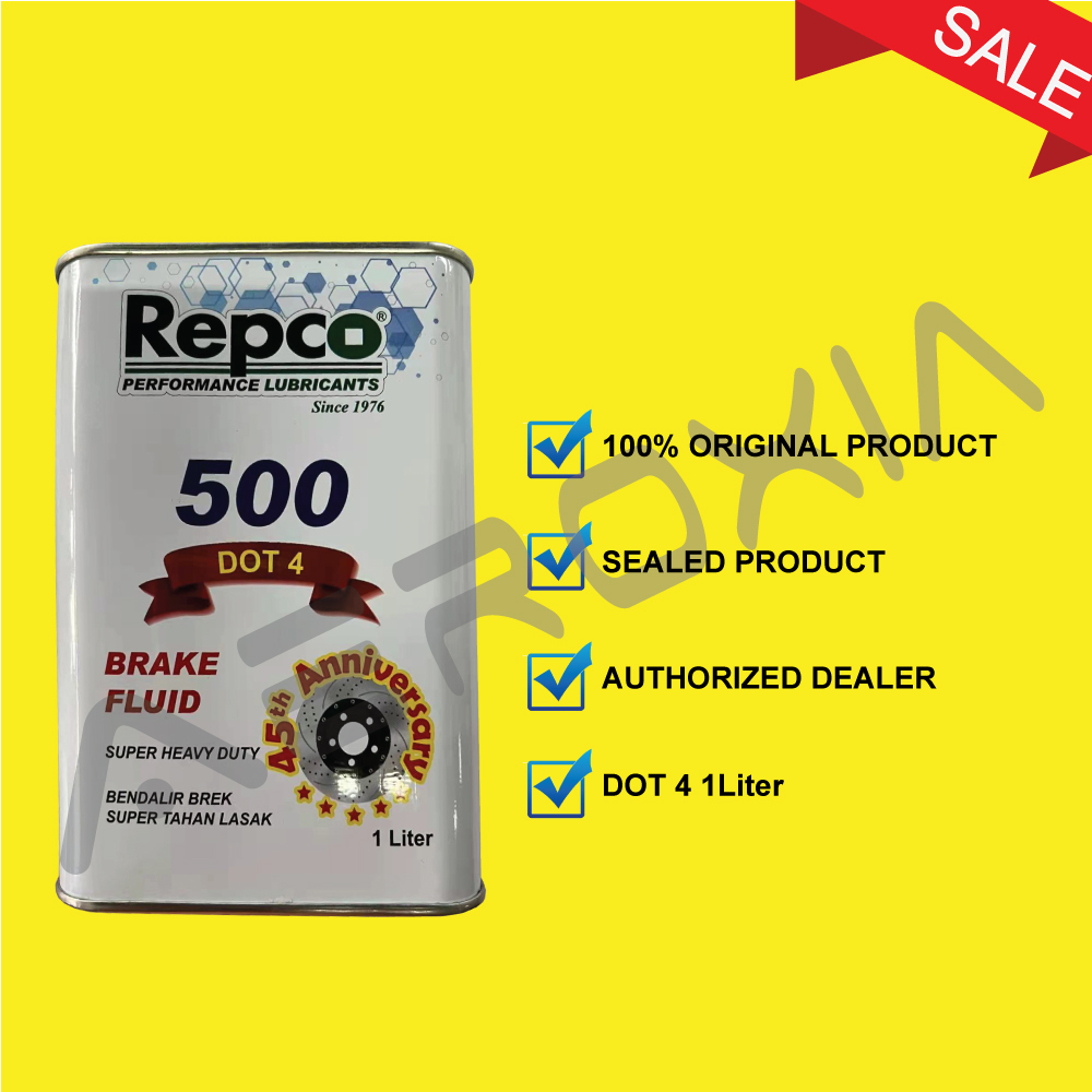 REPCO 500 BRAKE FLUID DOT 4 1L Lazada