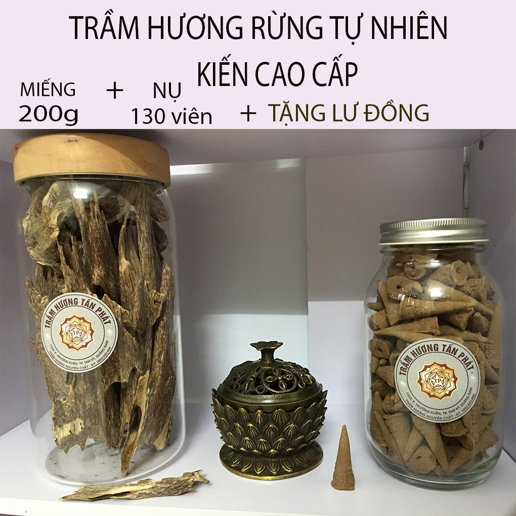 Trầm Hương Thơm Phòng Tự Nhiên  ( Bộ ComBo Ưu Đãi 2 trong 1)