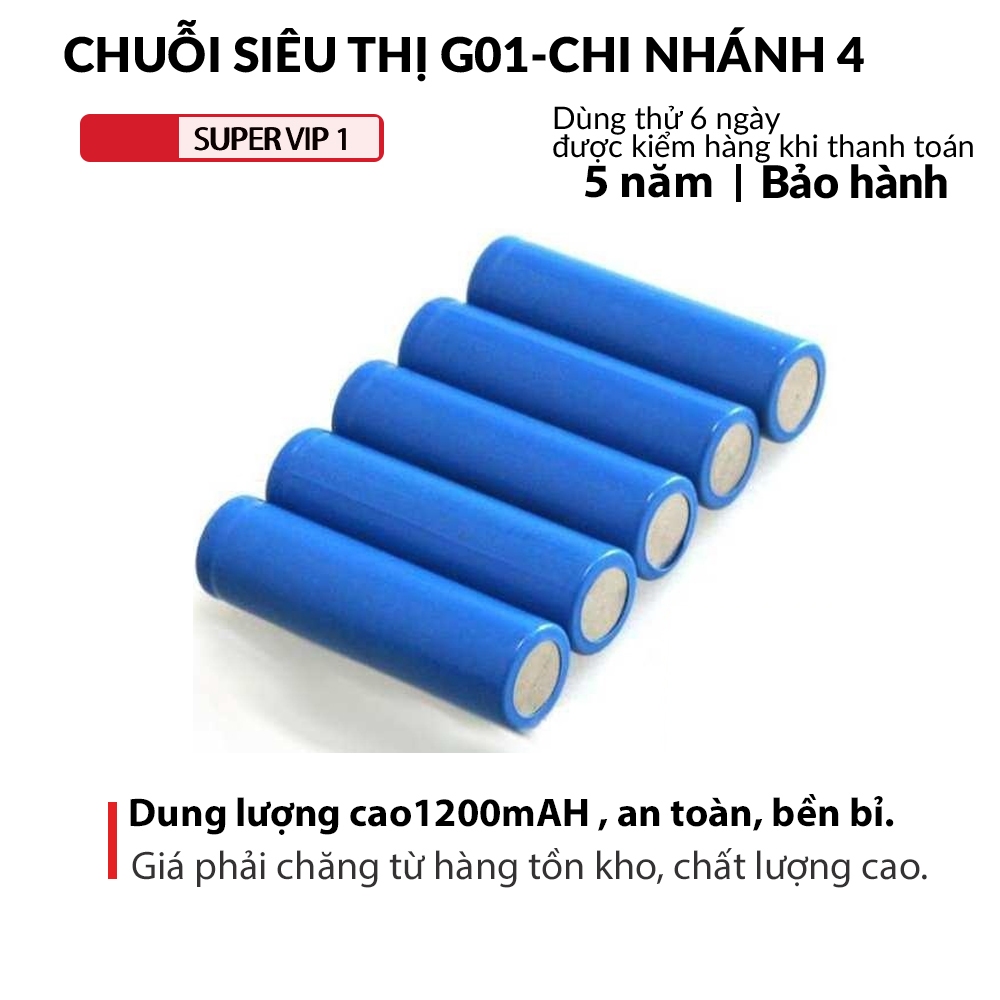 Pin 18650 - cell laptop - dung lượng thực 1200mAH
