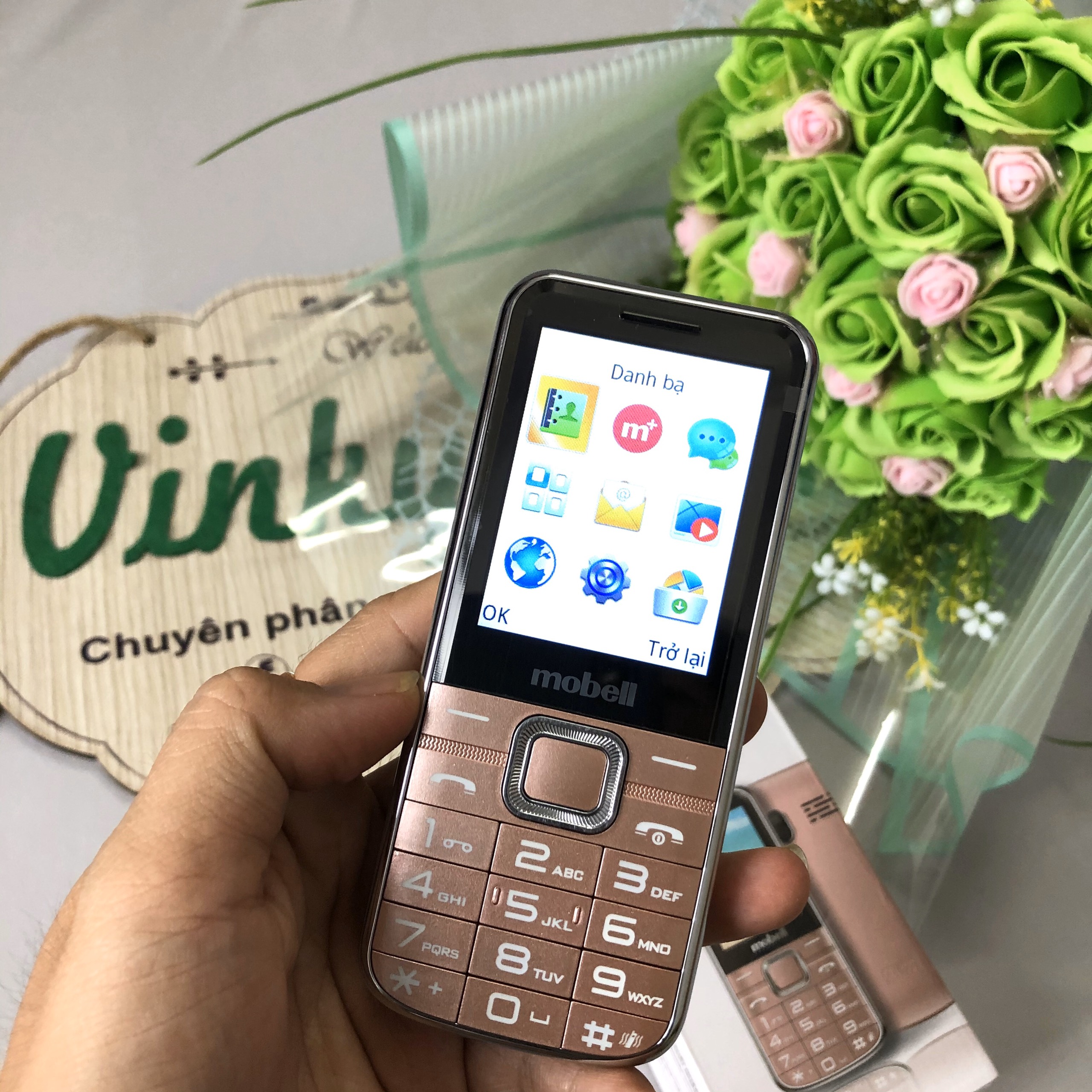 Điện thoại Mobell M389 2 sim mới Fullbox Bảo hành 12 tháng