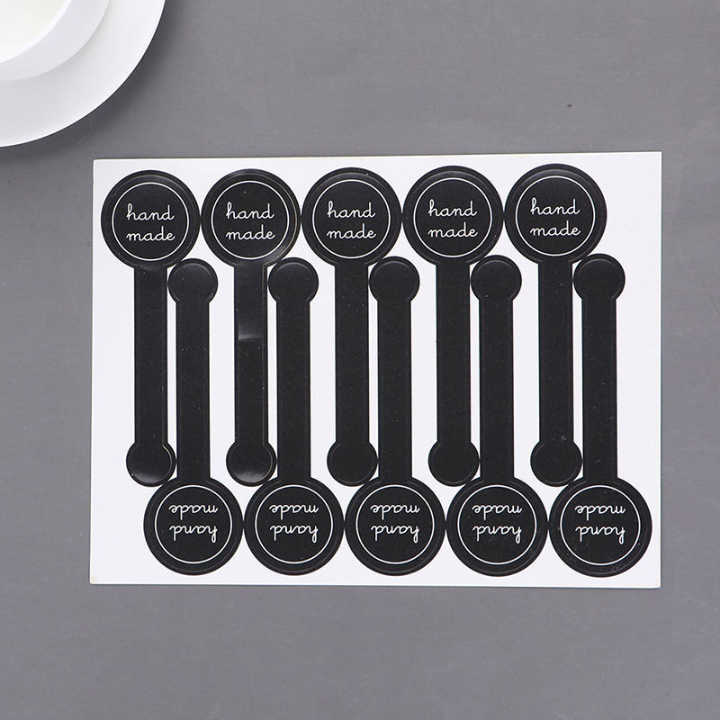 50Pcs%20"Hand%20Made"%20Black%20Sealing%20Sticker%20Packaging%20Sticker%20Label%20DIY%20Gift%20Sticker%20-%20Image%207