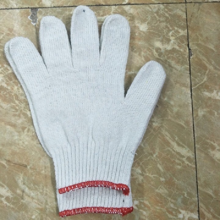 Combo 10 đôi găng tay sợi len trắng