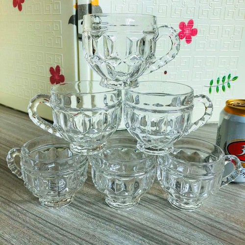 Bộ 6 cốc thủy tinh cao cấp có quai