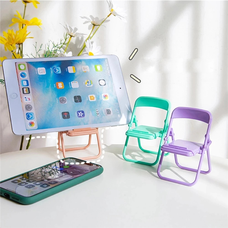 Giá Đỡ Điện Thoại Di Động Để Bàn Mini Tiện Dụng 4 Màu Giá Đỡ Màu Macaron Có Thể Điều Chỉnh Trang Trí Gấp Gọn Thu Nhỏ