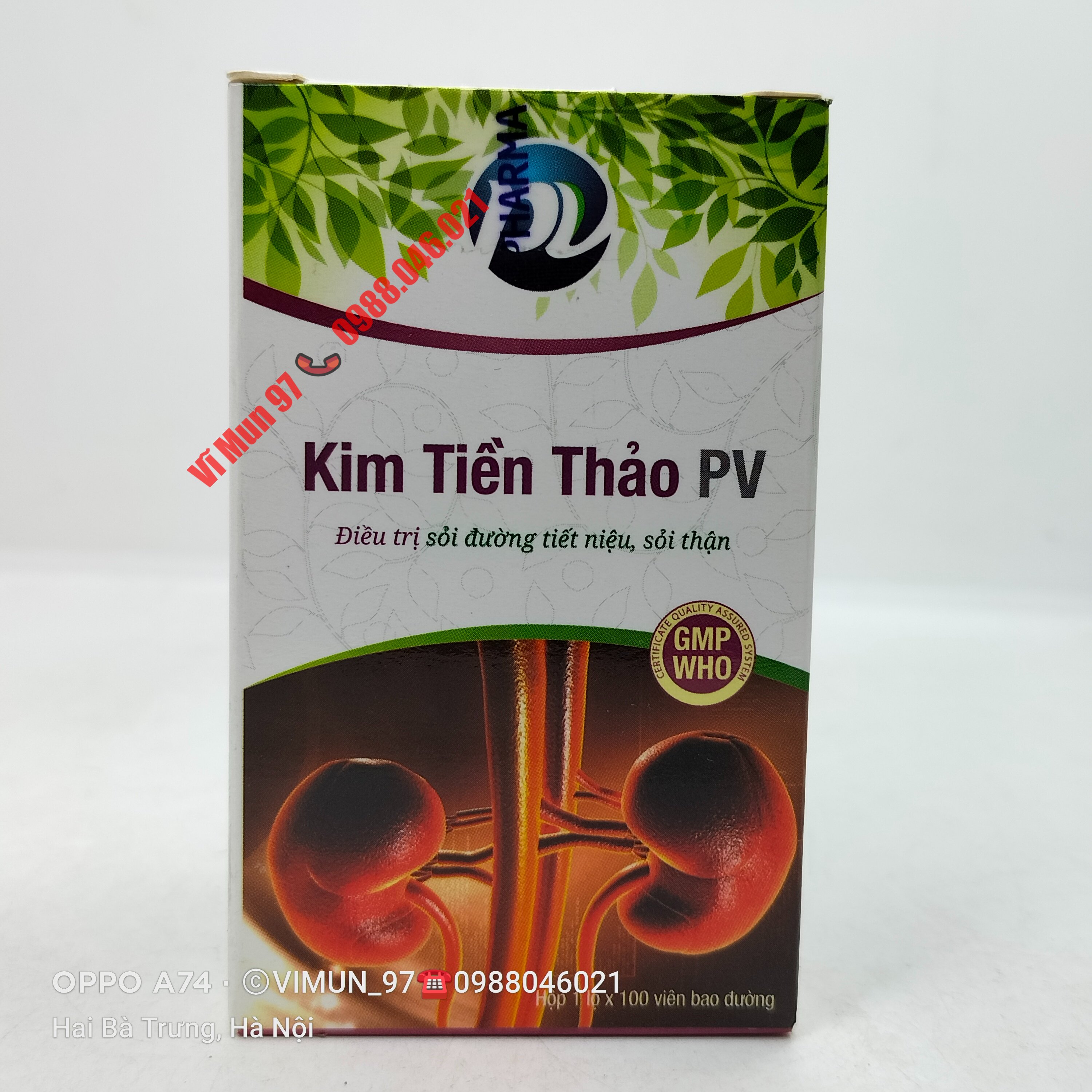 Kim Tiền Thảo PV lọ 100 viên