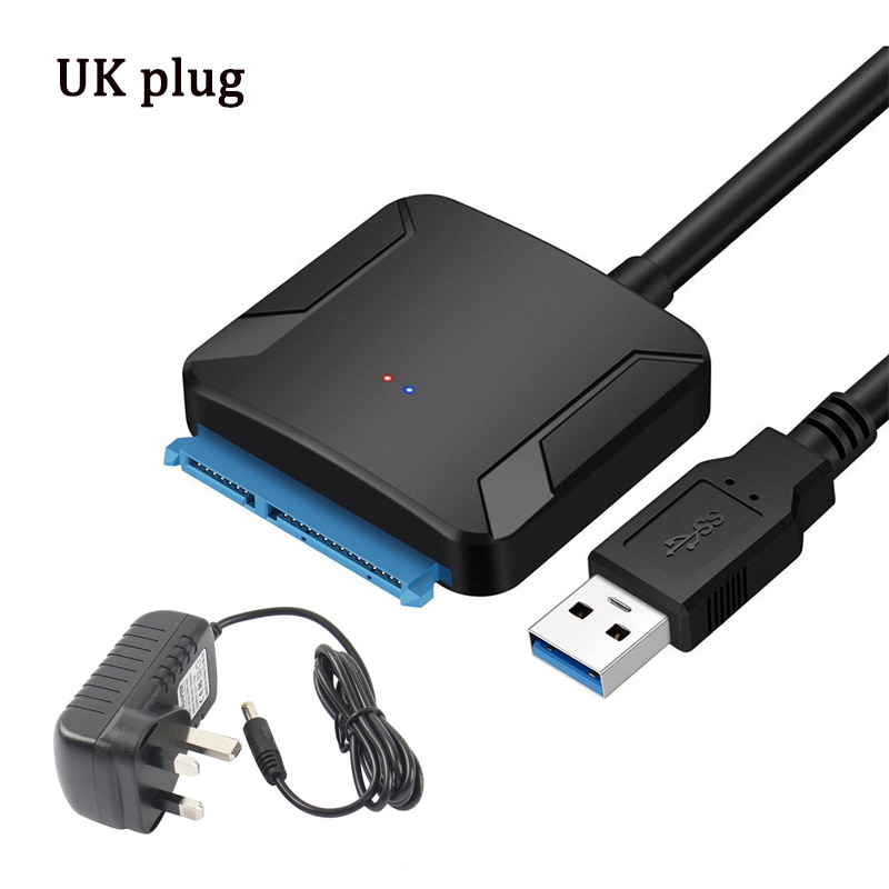 USB 3.0 To SATA 3 Cable Sata To USB Adapter Convert Cables Support 2.5/3.5 Inch External SSD HDD Adapter Hard Drive ConnectFit