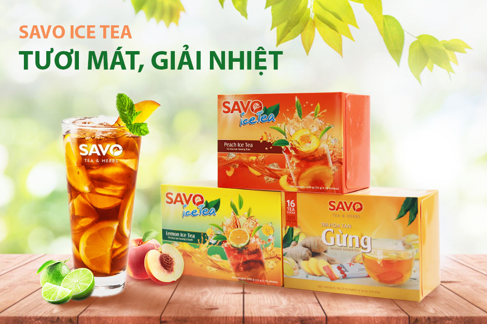 SAVO TRÀ HÒA TAN - VỊ CHANH (Túi 800gr)