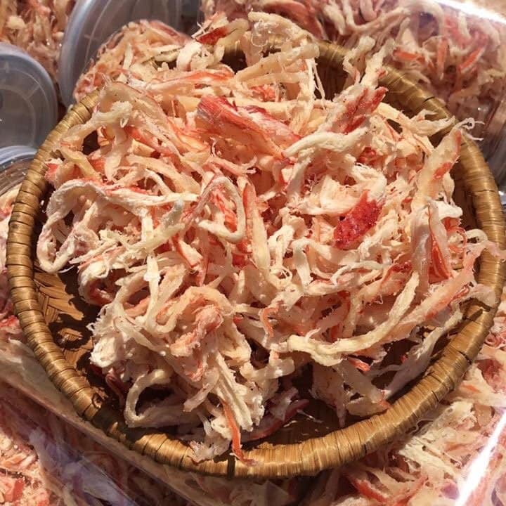 Mực xé sợi hấp nước cốt dừa 250gr