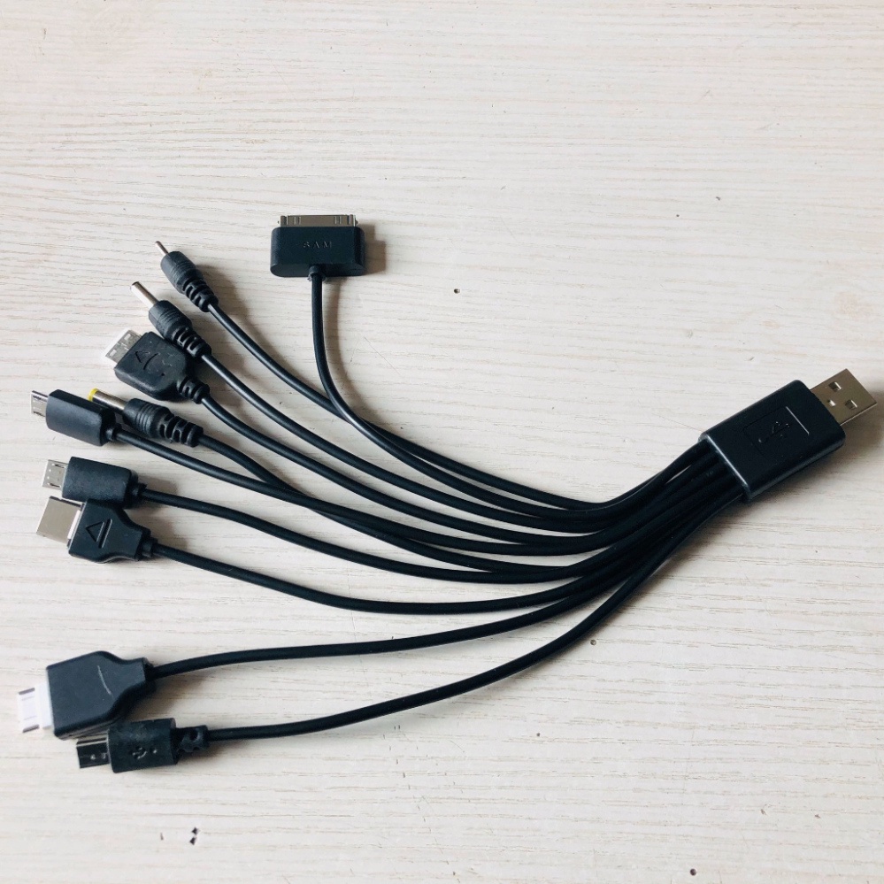Cáp sạc điện thoại đa năng 10in1