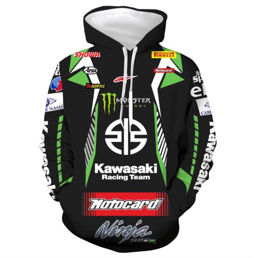 Kawasaki hot sale motocross hoodie