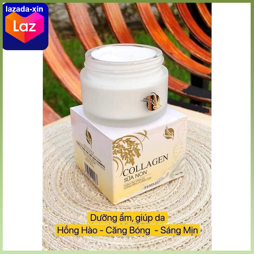 Kem Collagen Sữa Non Dưỡng Ẩm Trắng Da 30g