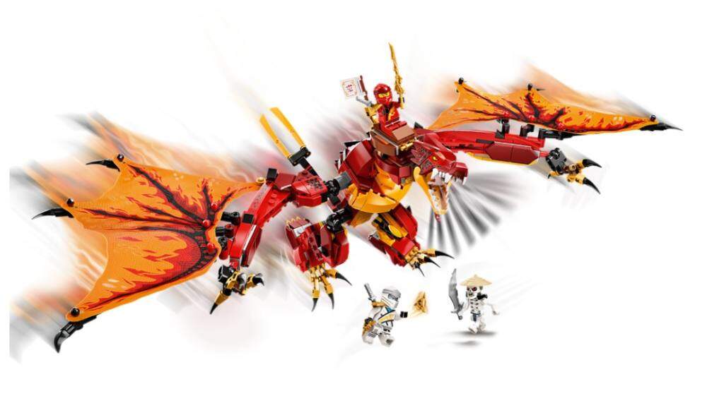 【Official】 LEGO 71753 Ninjago Fire Dragon Attack 563pcs 8+