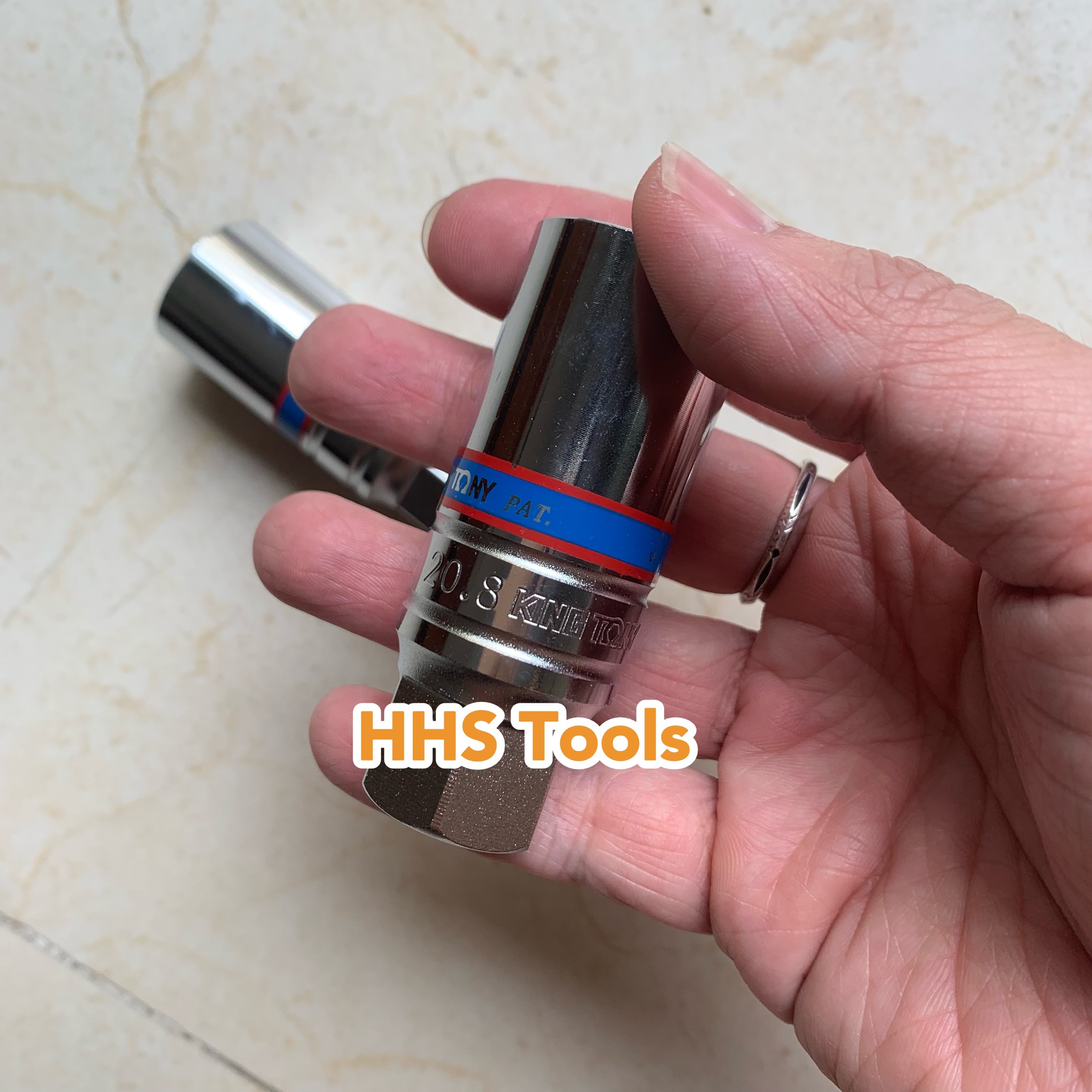 Tube open spark plug kingtony 3/8 have Ron rubber (16mm/20.8mm)