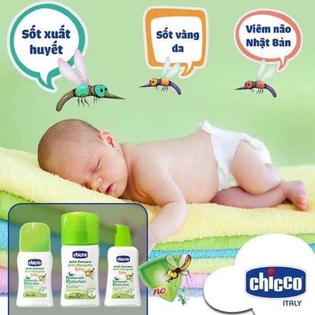 [Chính hãng]. XỊT CHỐNG MUỖI CHICCO EXTRA 100ML