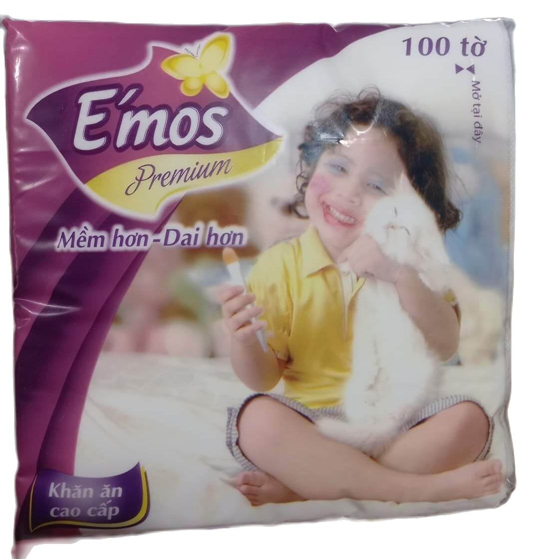 COMBO 10 GÓI Khăn Giấy Đa Năng E'mos  100 tờ