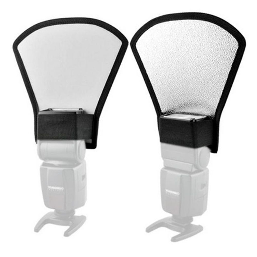 Dingdingj 2-in-1 nhiếp ảnh studio cho máy ảnh ánh sáng nhiếp ảnh hộp mềm đựng đèn flash phản xạ Đèn pin Helper Spotlight Tản sáng Flash