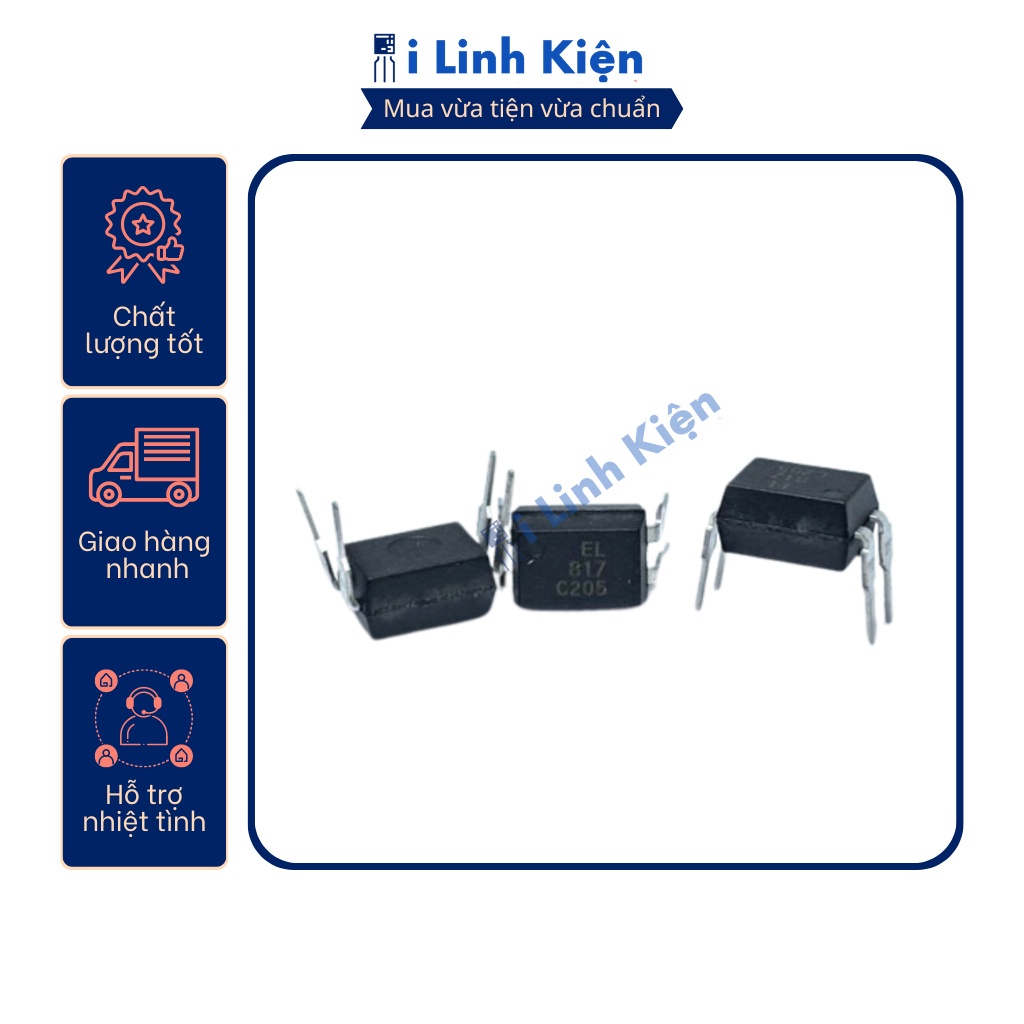 Ic quang PC817 PC817C DIP-4/SOP-4 loại thường/chính hãng Sharp