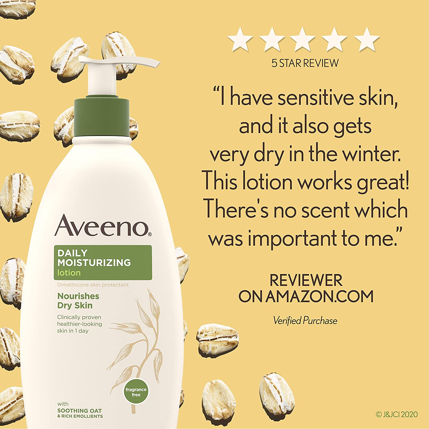 Sữa dưỡng thể trắng da Aveeno Daily Moisturizing Lotion 591ml