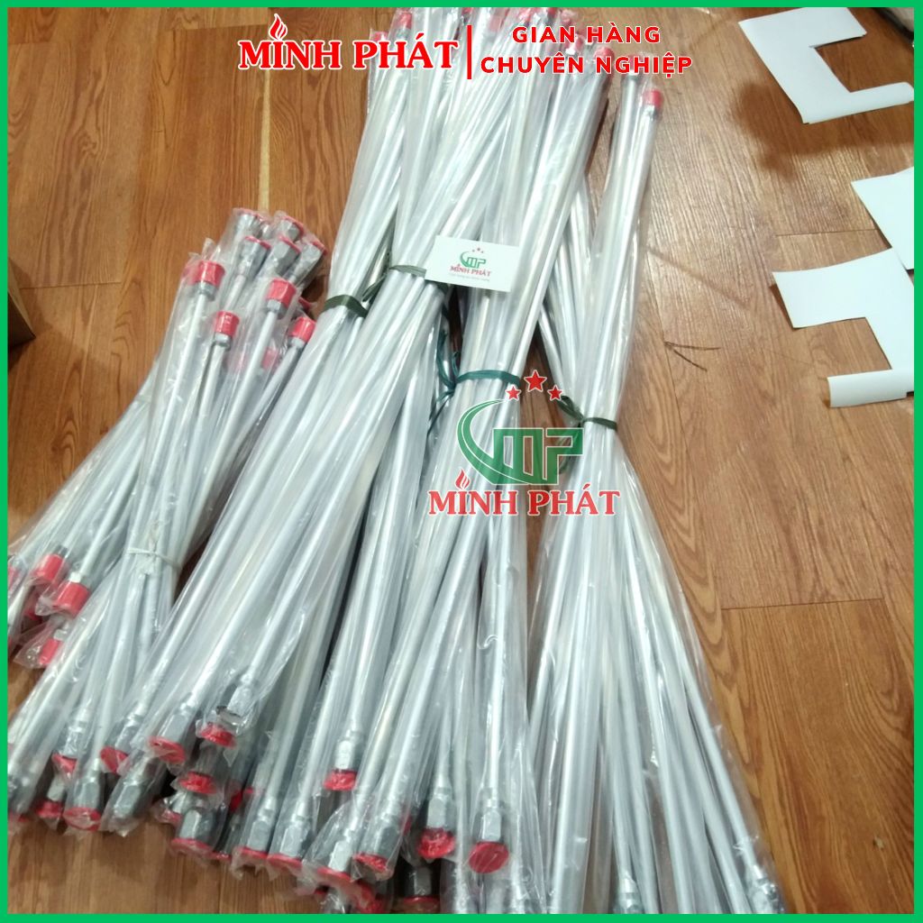 Cần nối dài phun sơn công nghiệp minh phát dài 1m2, cần nối dài đầu inox chống va đập