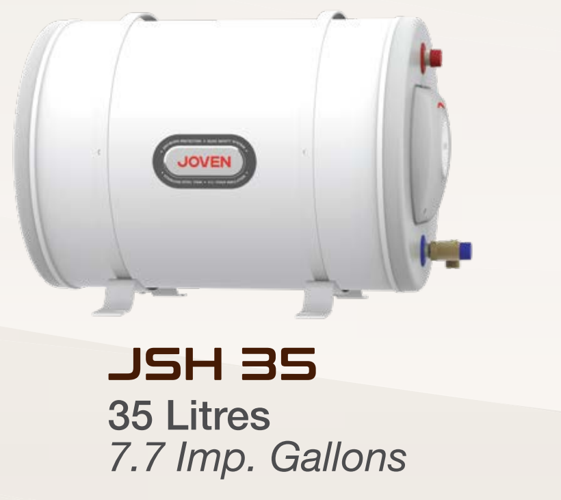 JOVEN Joven JSH 35 (35 L) Horizontal Storage Water Heater | 5-Year Warranty  On Tank | 2-Years Product Warranty | Free Delivery | Lazada Singapore