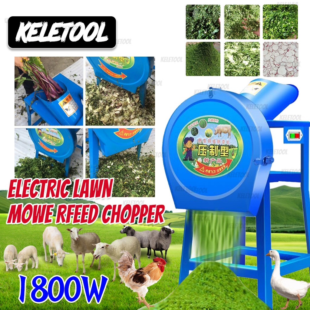 Chopper Napier Rumput grass cutter machine Napier Grass Electric