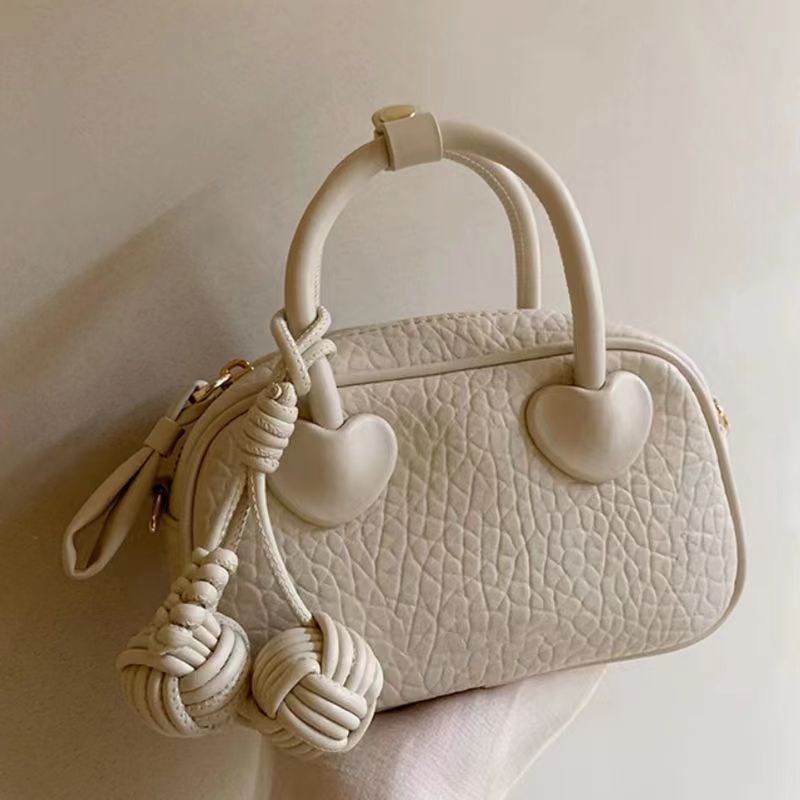 C&K ins handbag women's bag fashion versatile striped pink handbag work shoulder crossbody bag