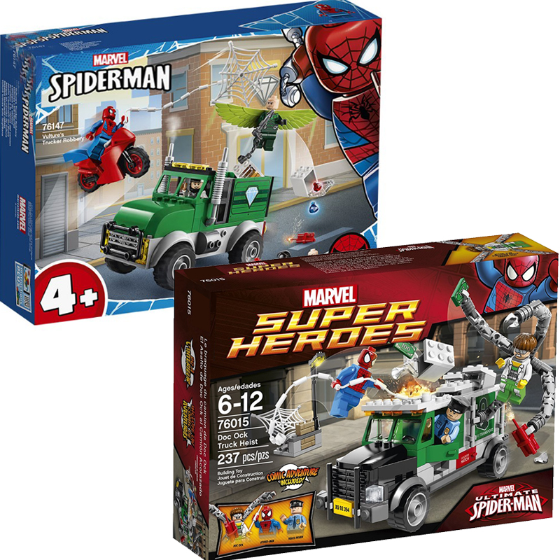 LEGO】Spiderman Vulture Truck Grand Robbery Lego 76147 Doctor