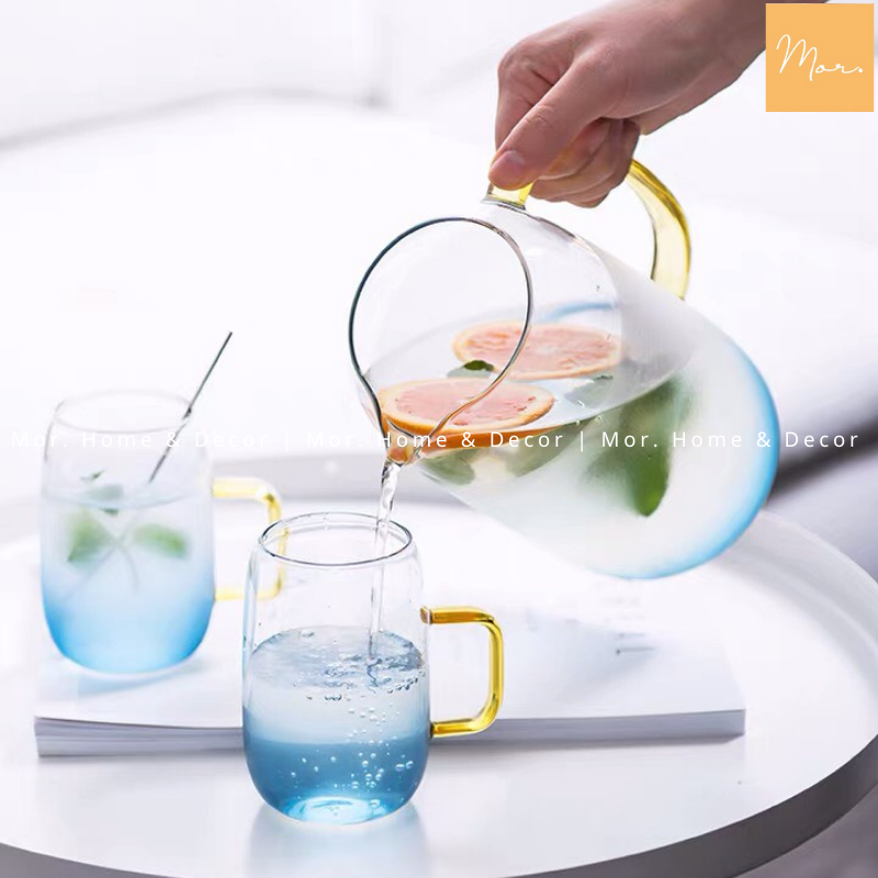 Bộ bình nước thủy tinh chịu nhiệt - 1.6L