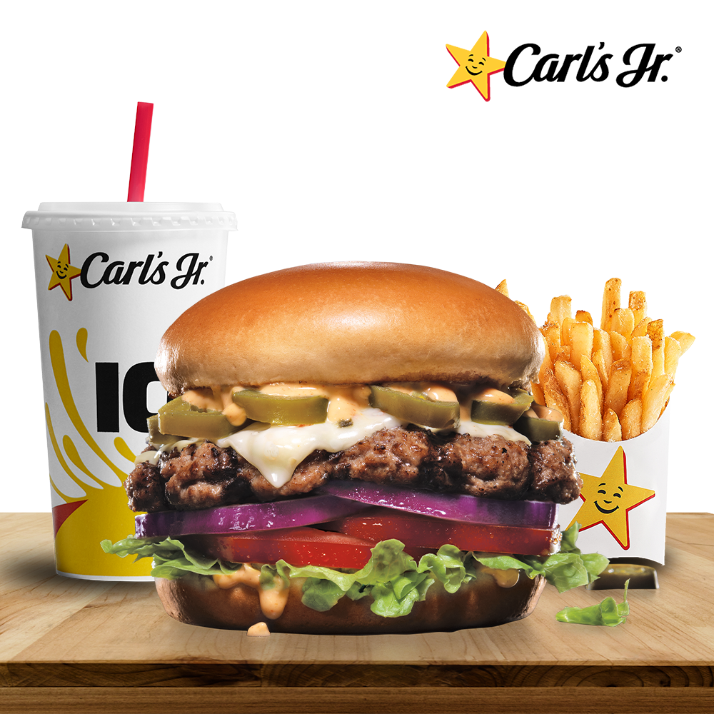 [Carl’s Jr.] Jalapeno Angus Beef Combo [Redeem In Store] [takeaway or