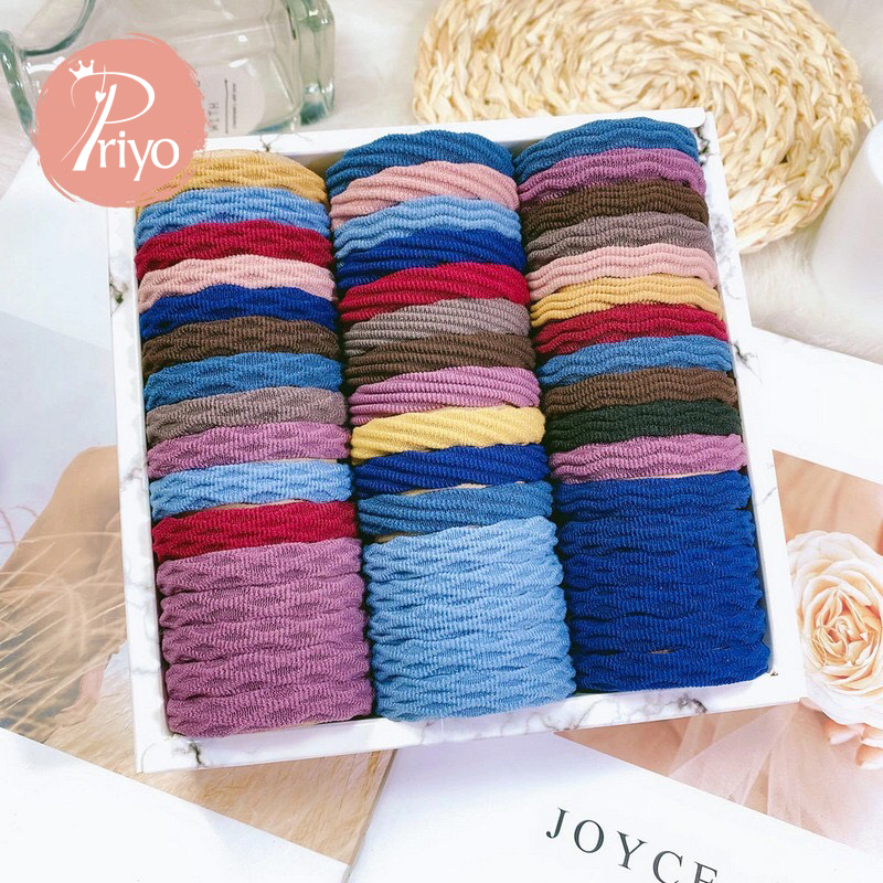 Dây buộc tóc, chun buộc tóc, cột tóc phong cách Hàn Quốc nhiều màu
