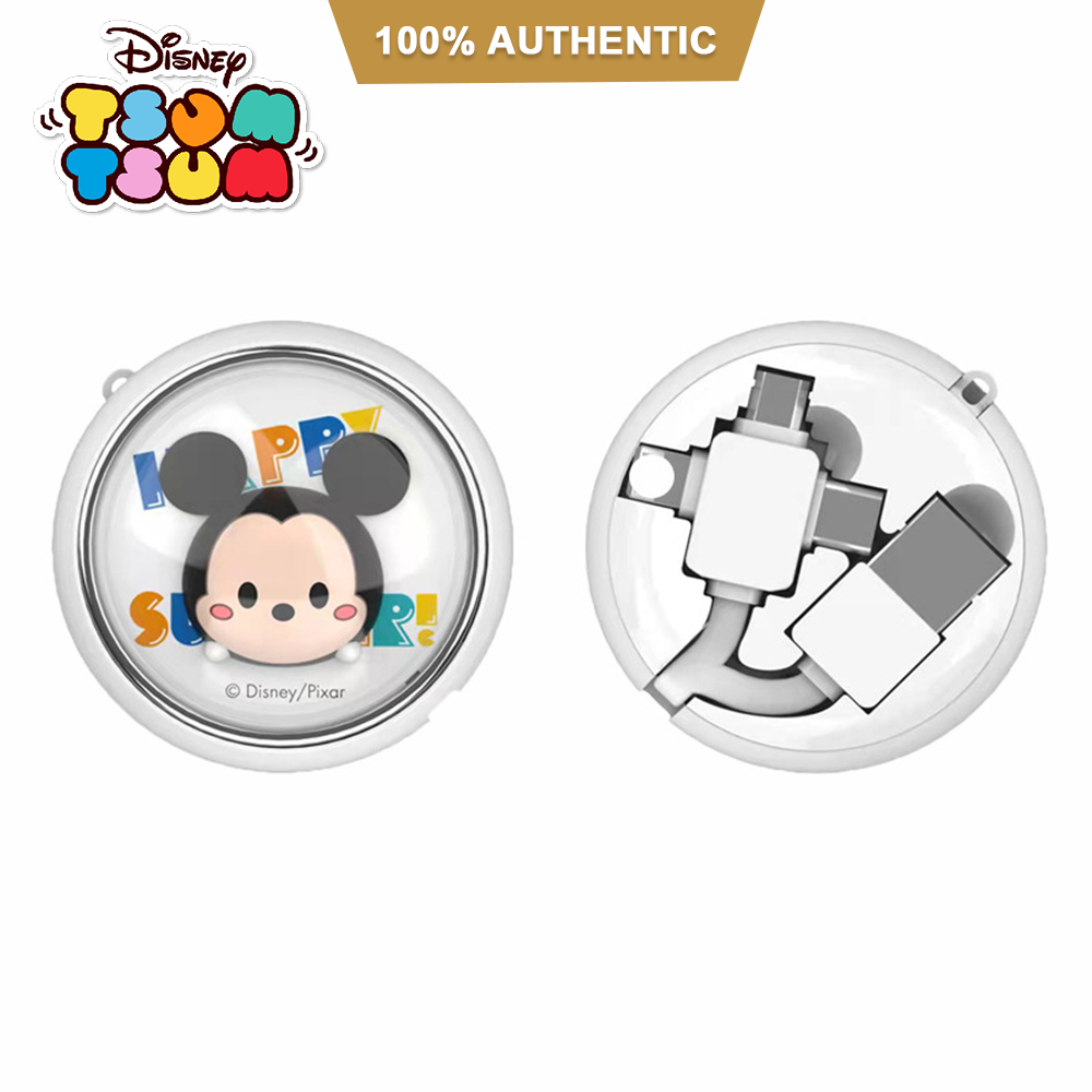 100% Authentic Disney Cable Flexible 3 in 1 Charging Cable Fast Charging Lightning Cable 5 Gear Adjustment Micro-USB Type-C Fast Charging Micro USB Type-C for all smart devices LY11
