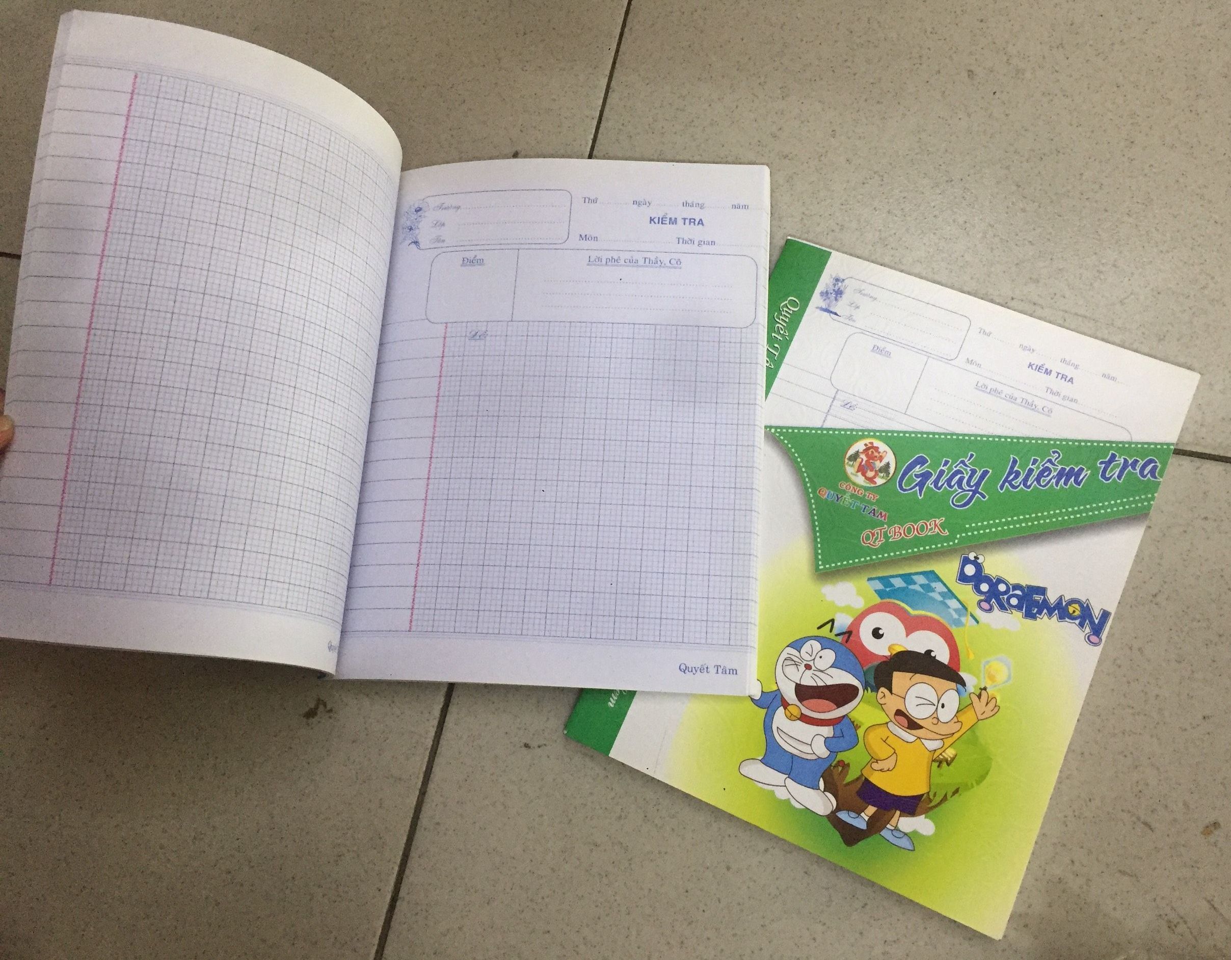 Tệp Giấy Kiểm Tra 20 Tờ Đôi - ĐL 80gsm