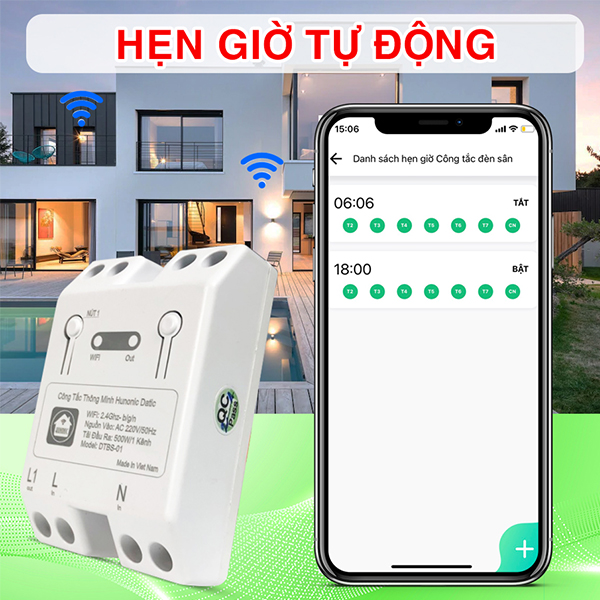 Công Tắc Thông Minh HUNONIC DATIC