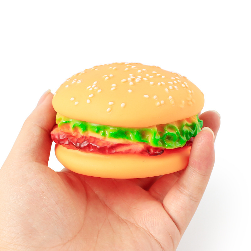[Hoàn tiền 10%] [CÓ HỎA TỐC] Đồ Chơi Bánh Hamburger Dành Cho Thú Cưng