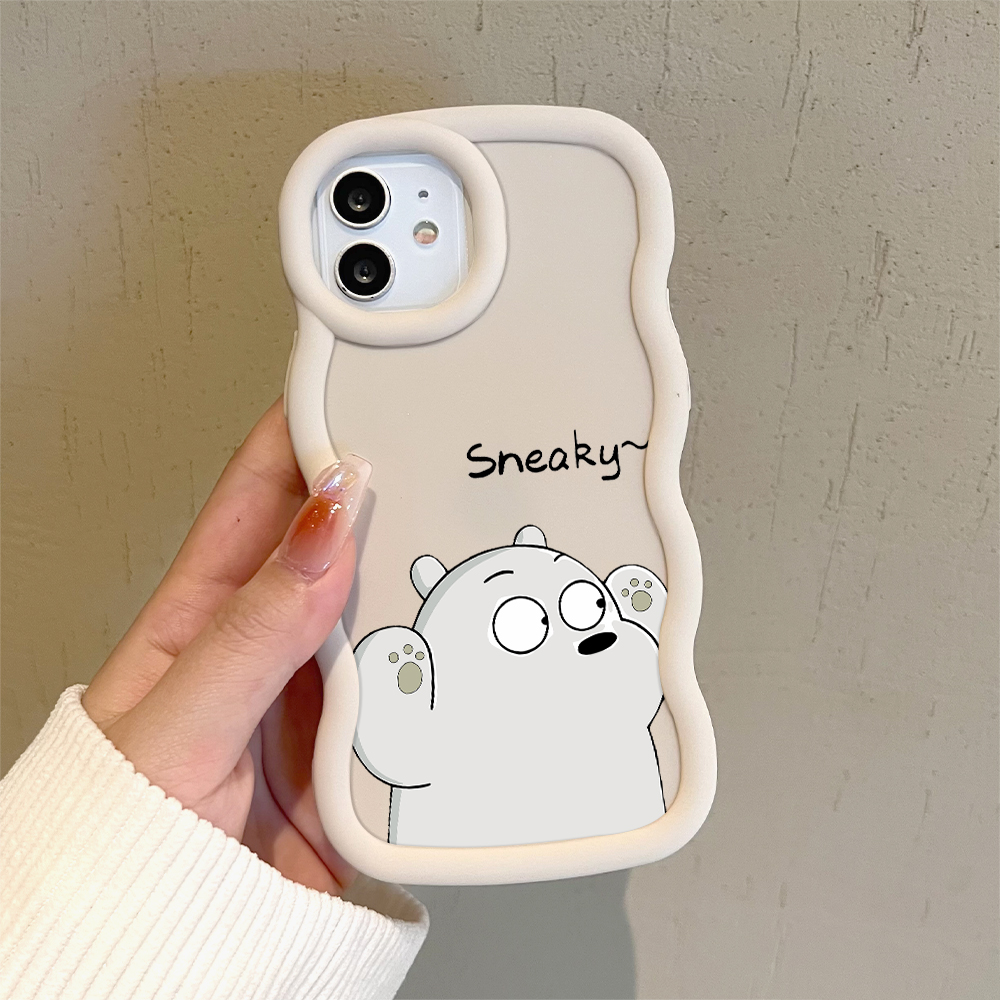 AMORVOR%20for%20Vivo%20Y11%202019%20Back%20Cover%20Cute%20White%20Bear%20Pattern%20Luxury%20Phone%20Case%20Macaron%20Wave%20Soft%20Silicone%20Mobile%20Cover%20-%20Image%205