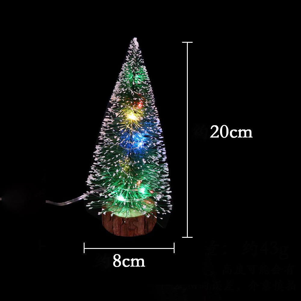4 Different Sizes Xmas Tree Mini Christmas Tree LED Christmas Tree Decoration Tabletop Christmas Tree Artificial Snow Tree Frosty Xmas Tree Festival Decorations Miniature Christmas Tree Decor Christmas Tree Ornament Snow-covered Christmas Tree 4 Different