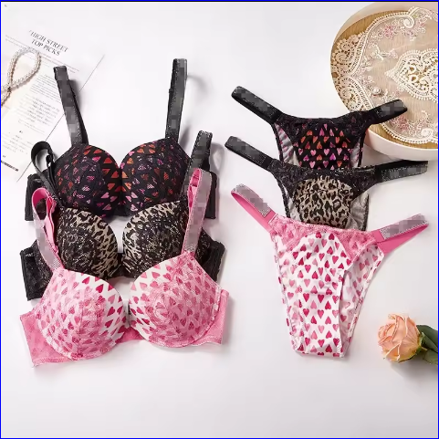Womens New Soft Comfortable Wireless Bra and Panties in Multiple Colors ...