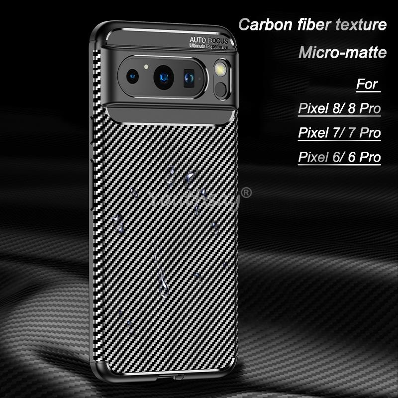 For Google Pixel 8 Pro Case Google Pixel 8 Pro 7 Pro 7A 6 Pro 6A Cover Silicone Soft Rubber Protector Case Pixel 8 Pro Case