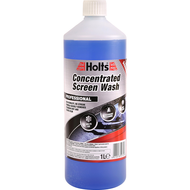 Nước rửa kính nguyên chất pha 1:9 Holts Concentrated Screen Wash 1 Lít