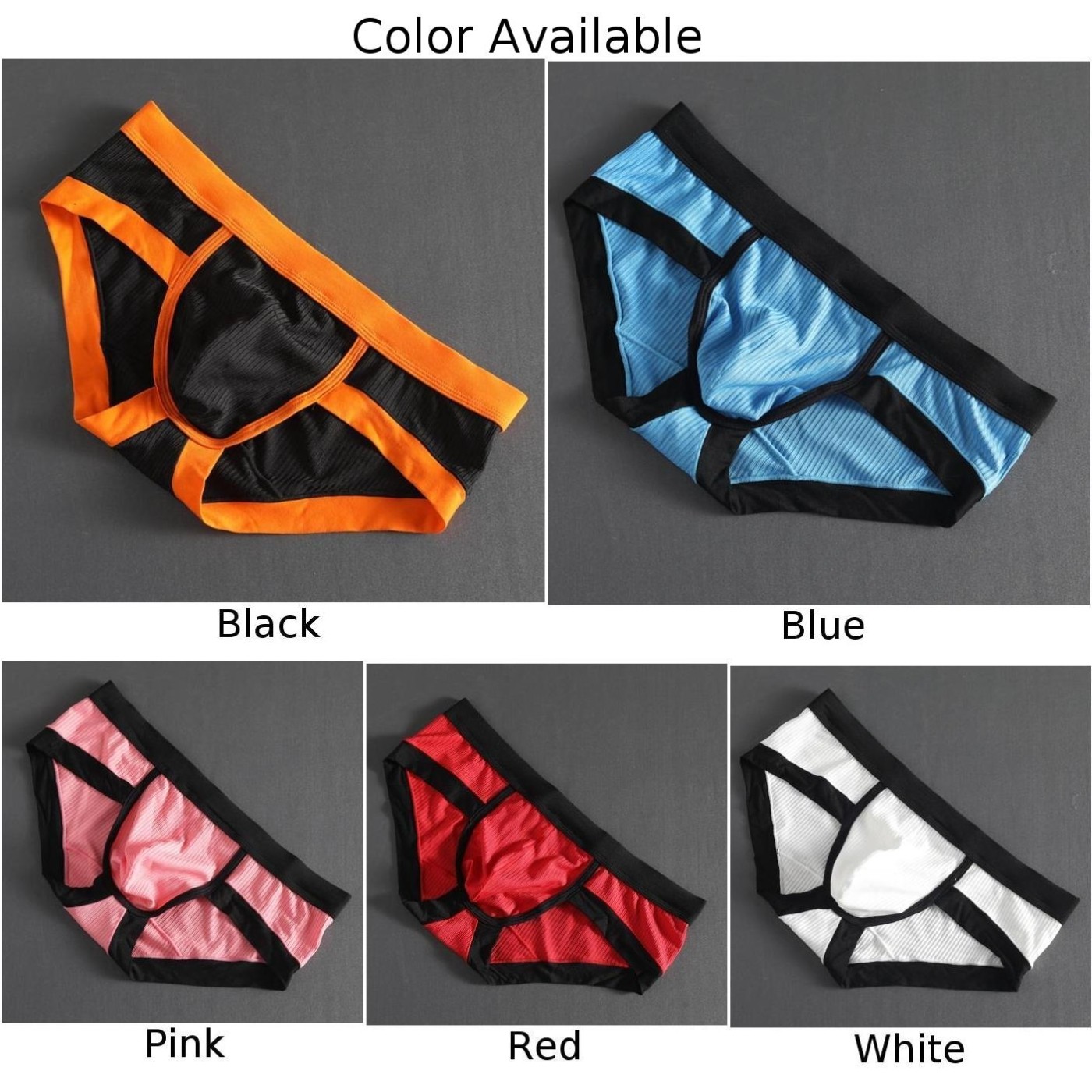【MOMLOVE】 Men Underwear Briefs Soft Stretchy Trunks Underpants Bikini Bulge Pouch