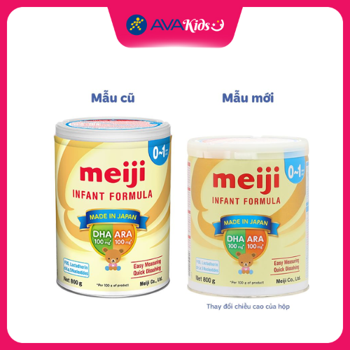 Sữa bột Meiji Infant Formula 800g (0 - 12 tháng)