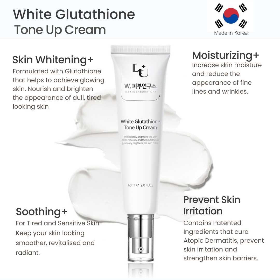 W.SKIN Laboratory Glutathione Tone-Up Cream [SG LOCAL SELLER] Whitening  Toning Anti Aging | Lazada Singapore