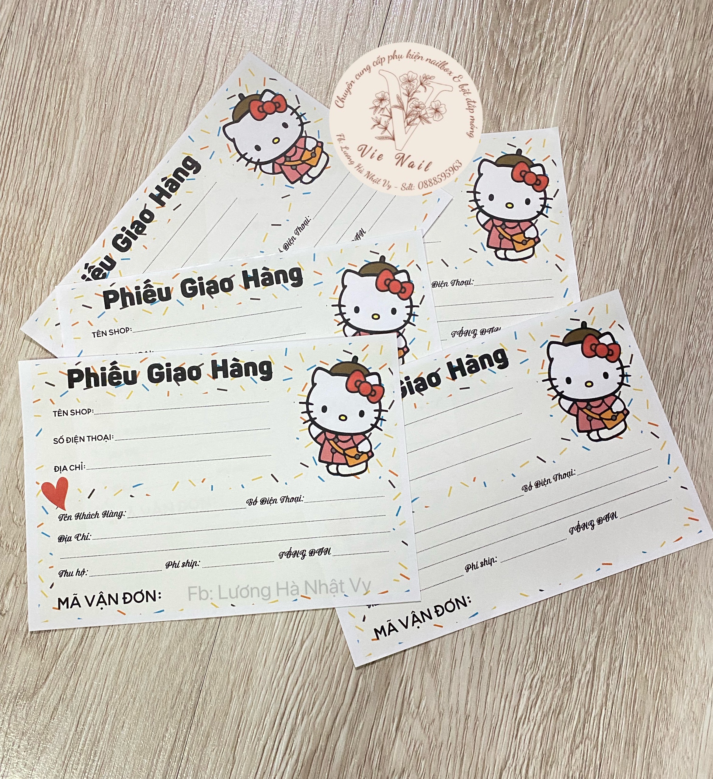 50 Phiếu Giao Hàng/ Phiếu Ship Hàng