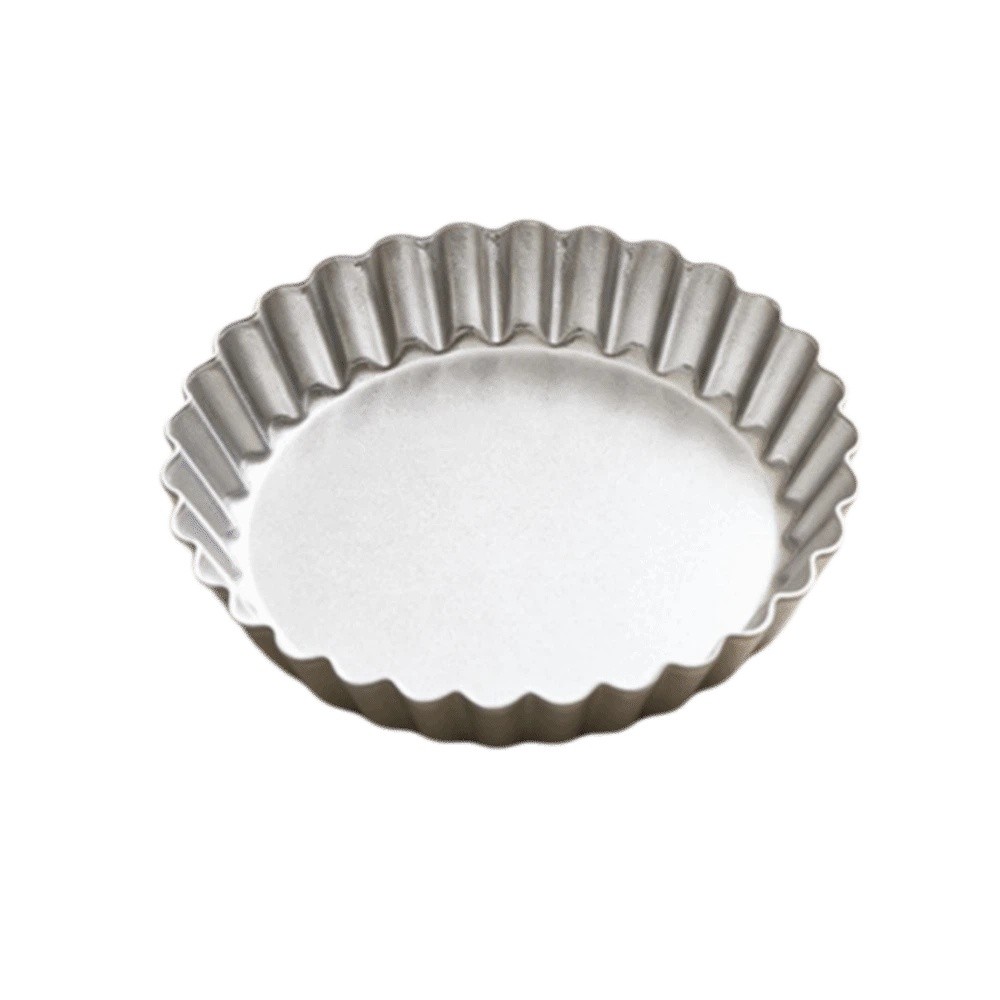 Bakeware Edge-patterned Egg Tart Molds Nonstick Flower Shape Pizza Baking Pan Aluminum Fluted Pie Plate Mould Baking.